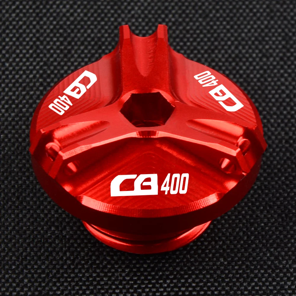 

For Honda CB 400 CB400 1992-1998 1993 1994 1995 1996 1997 Motorcycle CNC Engine Oil Drain Plug Sump Nut Cup Cover Oil Filler Cap