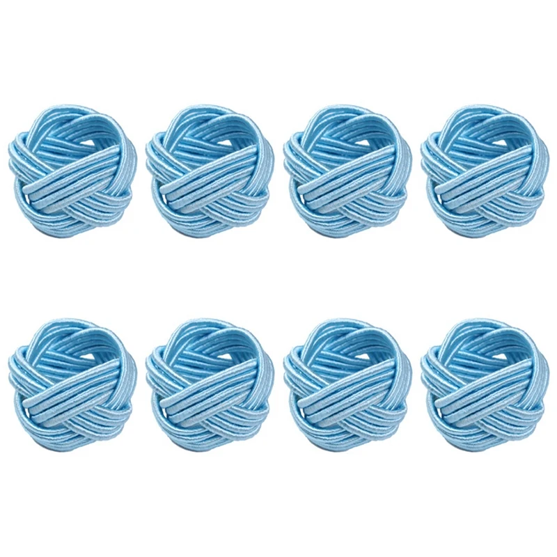 

8Pcs Model Room Wiring Napkin Ring Rope Woven Napkin Buckle Napkin Ring For Wedding Christmas Party