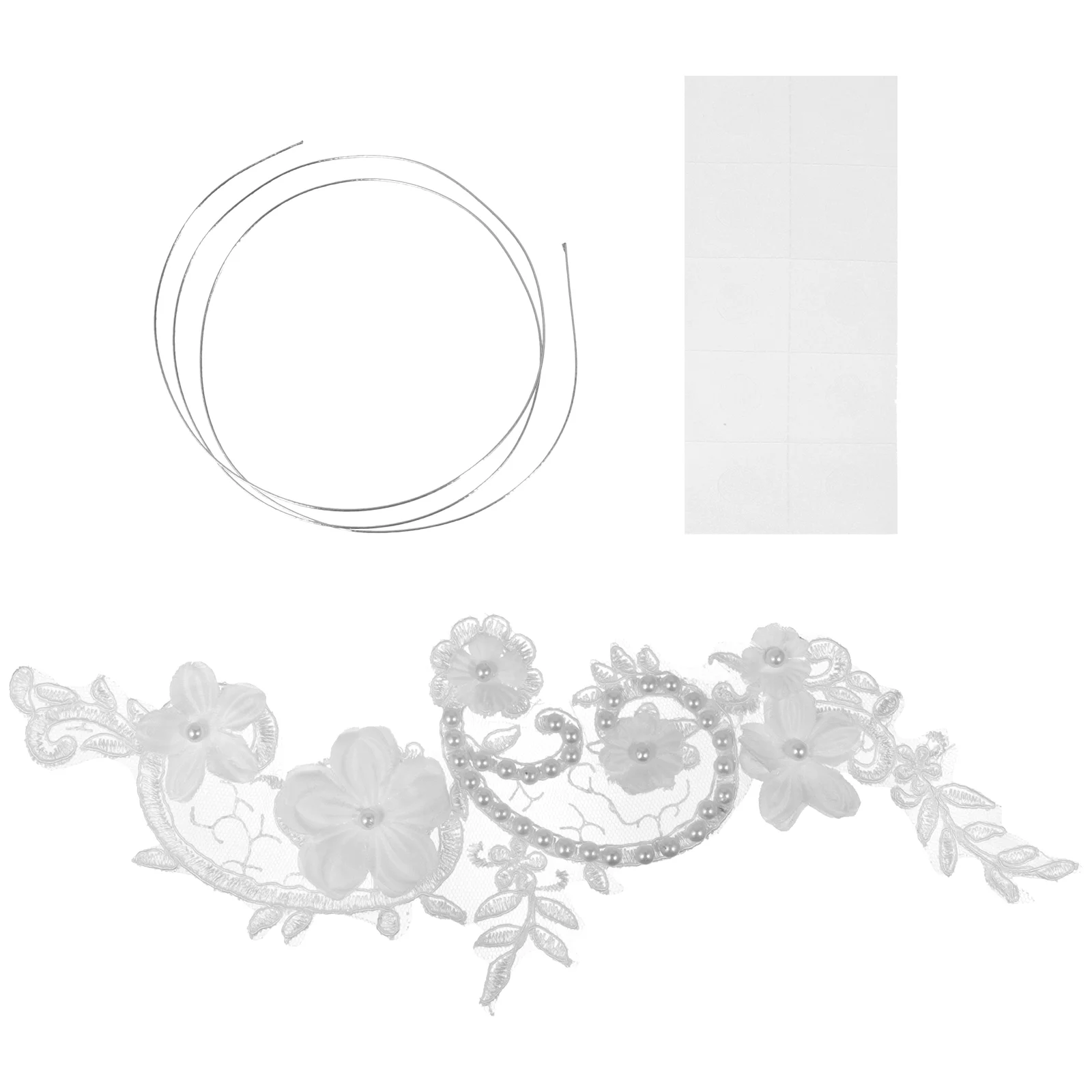 

1 Set 2Pcs Valentine's Day Cake Decors Cake Wrappers (White)