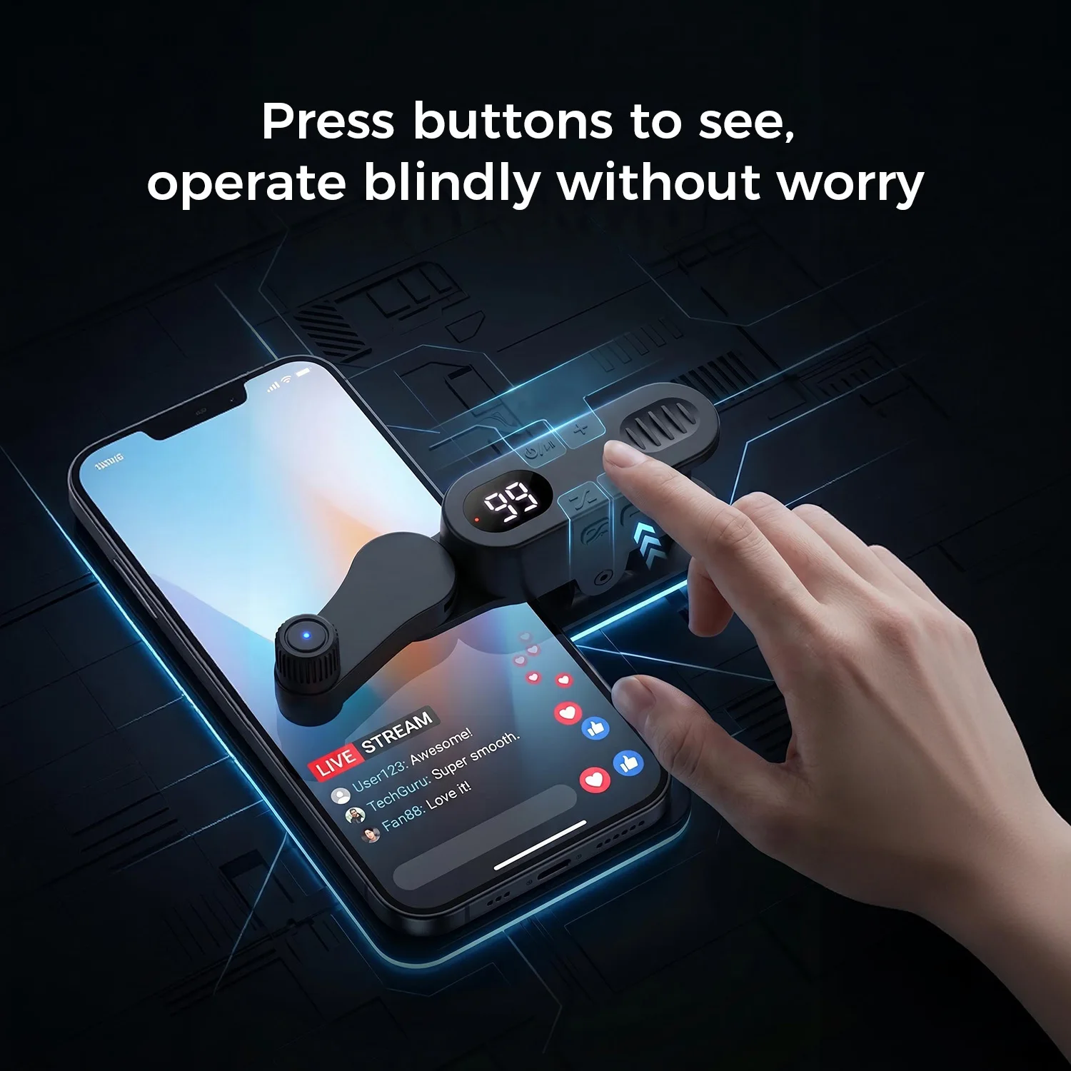 Фото G1 Screen Clicker: Физический кликер с регулируемой скоростью, автоматический кликер для смартфонов, устройство для непрерывного нажатия №4