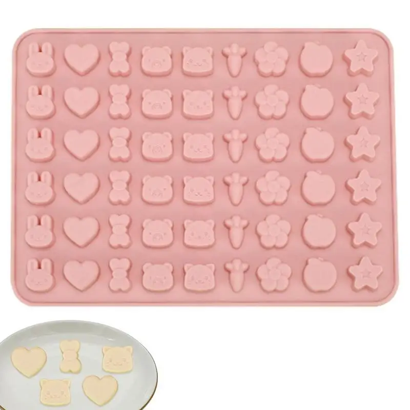 

Cookie Mold Silicone Handmade Baking Mold For Chocolate DIY Food Grade Silicone Baking Moulds For Homemade Muffins Cupcakes