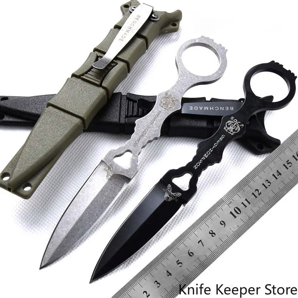 

Складной нож Benchmade BM176 D2, прямой складной карманный Клинок с фиксированным лезвием, для повседневного использования, кемпинга, выживания, рождественский подарок