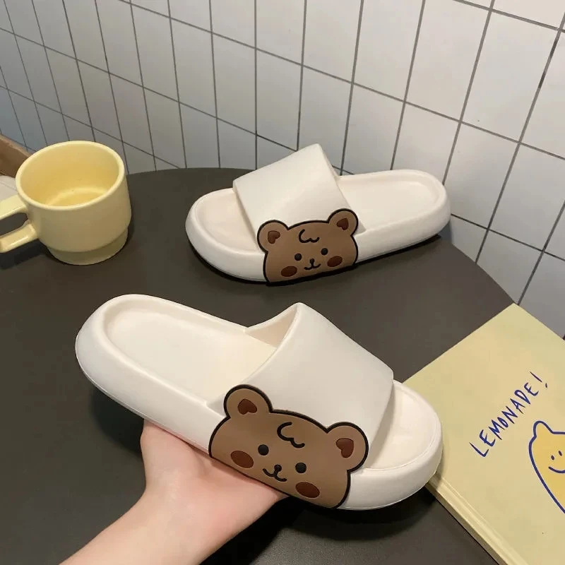 2022 Summer Home Women Sandals Simple House Slippers Non-slip Bathroom Slides Flip Flops Couples Unisex Bottoms Slippers