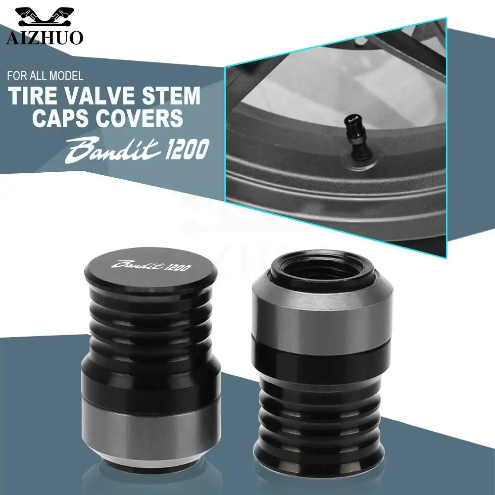 

For Suzuki Bandit1200 1996-2006 GSF1200 BANDIT Motorcycles Wheel Tire Valve Stem Caps Airtight Covers 2005 2004 GSF 1200 2003