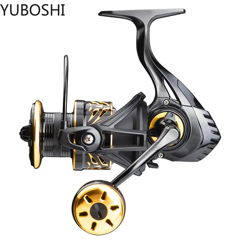 

2022 New Aluminum Alloy Spool 5+1BB Fishing Reel Left/Right Interchangeable 12kg Max Drag Spinning Wheel Fishing Tackle