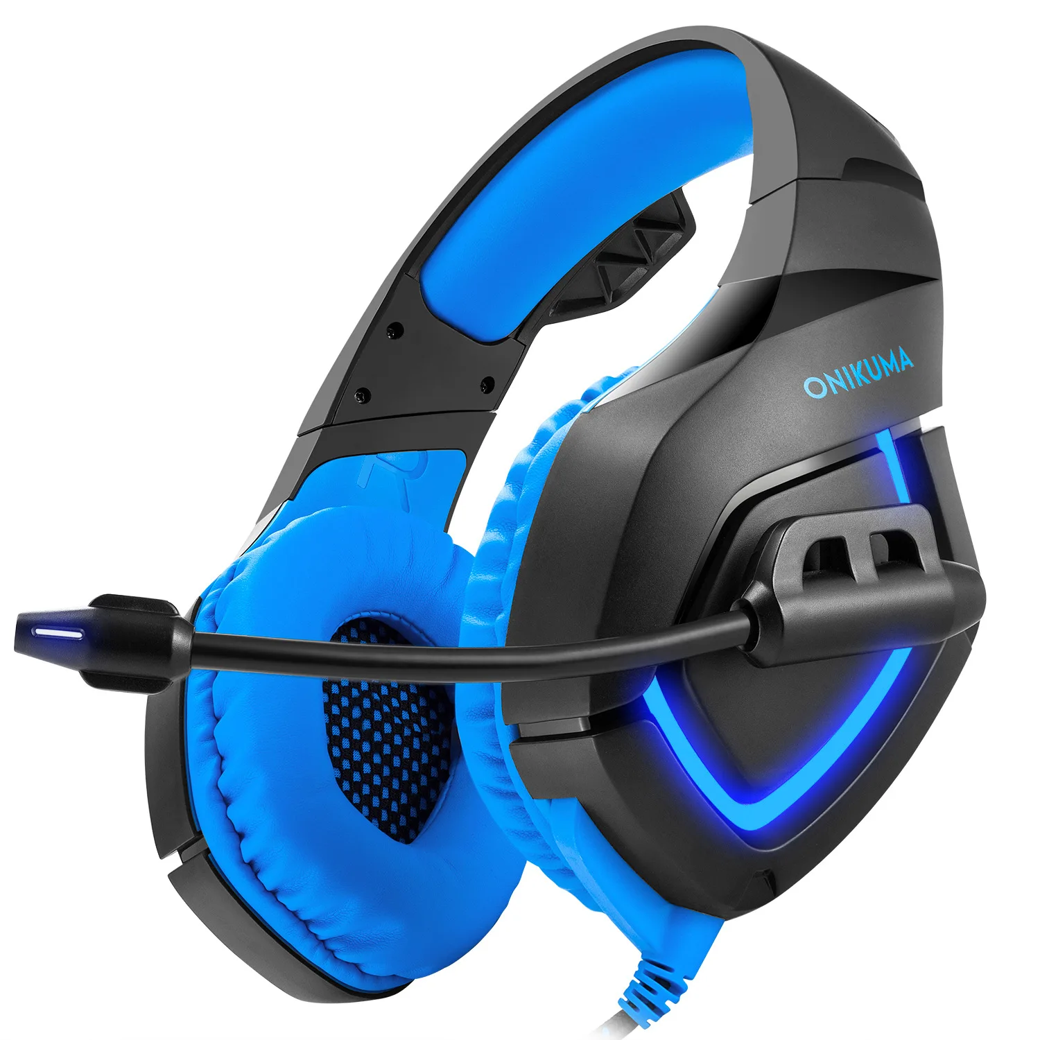 

​K1B Gaming Headphones 3.5mm Wired Gamer Headset For PS4 50mm Surround Sound With HD Microphone Line Control Headphone For PC