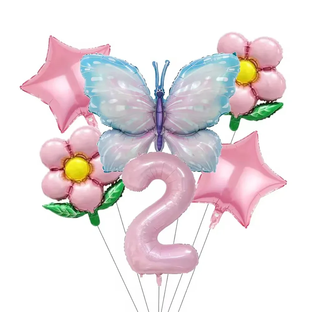 

Набор воздушных шаров Globos 6 шт., 40 дюймов, розовый, синий, подсолнух