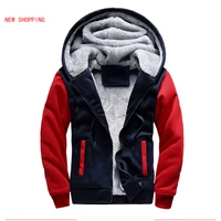 bomber jacket men 2020 new brand winter thick warm fleece zipper coat mens sportswear tracksuit male european hoodies plus size