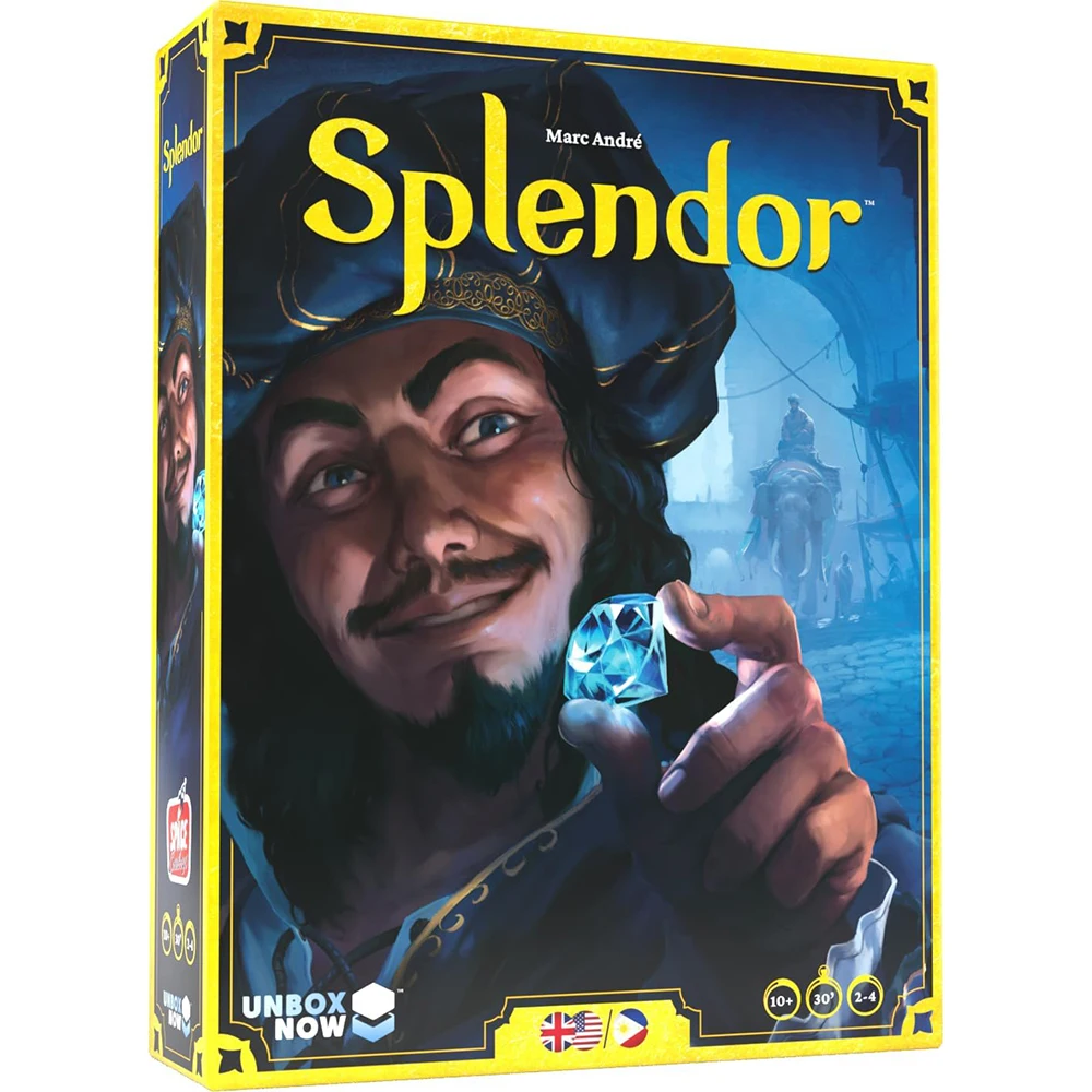 Настольная игра Splendor Master The Art of Wealth and Prestige Engaging Gem Minding Strategy Game для 2-4 игроков