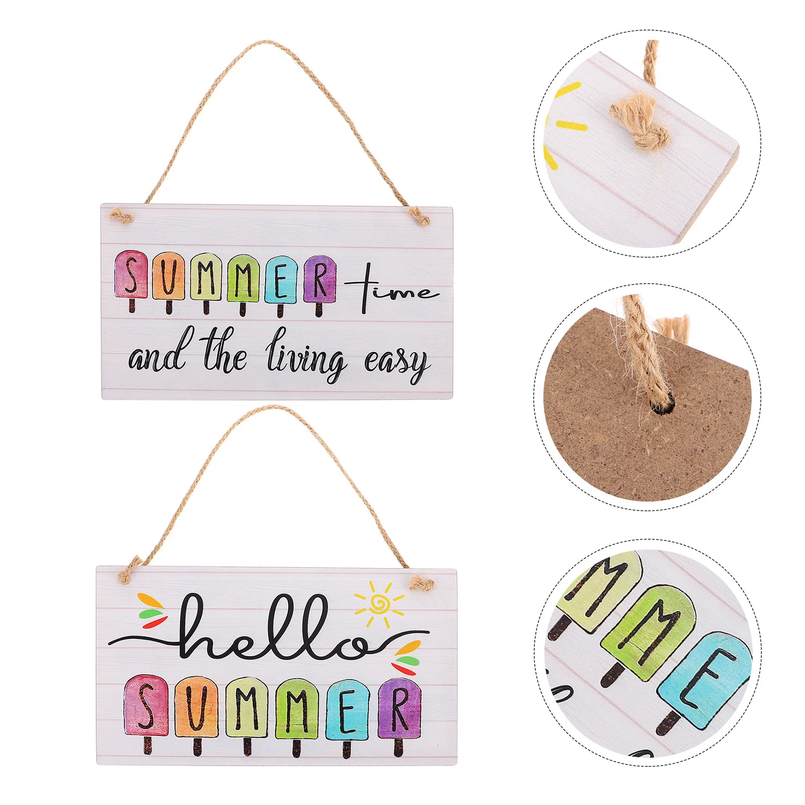 

2 шт., деревянные декоративные подвески для двери