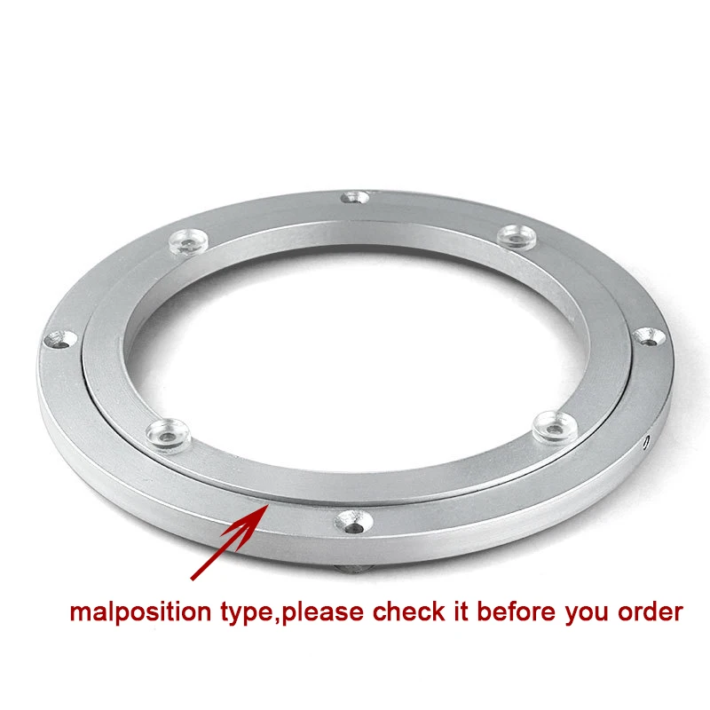 1 шт. тяжелый тихий стеллаж для дисплея обеденный стол вращающийся подшипник