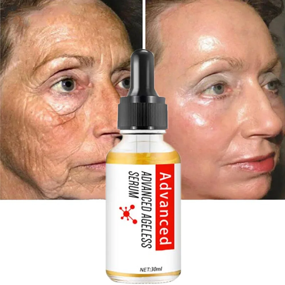 Collagen Wrinkle Remover Serum Lifting Firming Anti-Aging Fade Fine Lines Repair Face Essence Moisturizing Smooth Skin Care 30ml