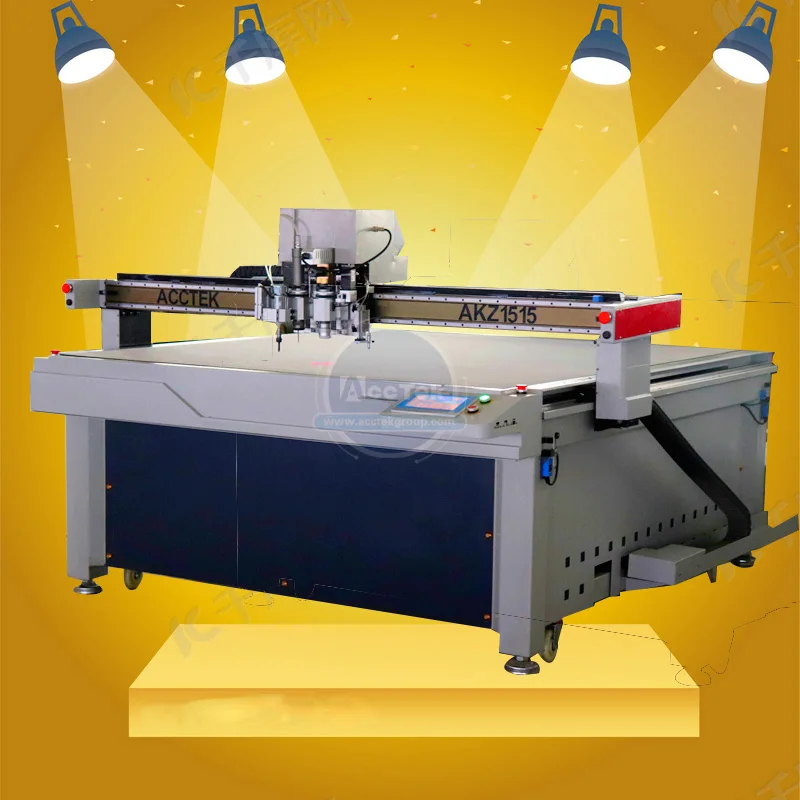 

Factory CNC Oscillating Knife Cutting Machine For Leather Corrugated Cardboard Gasket Eva Foam Cloth Vibration Cutting Machine