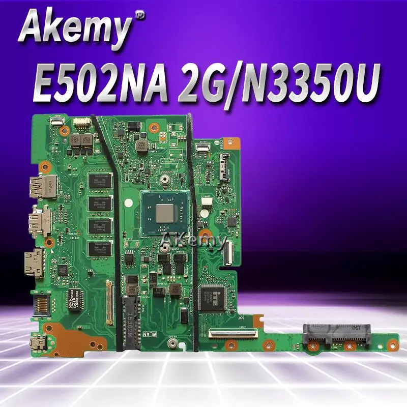 

E402NA Motherboard E402NA 2GB RAM N3350 mainboard For Asus E402N E402NA laptop Motherboard Test OK