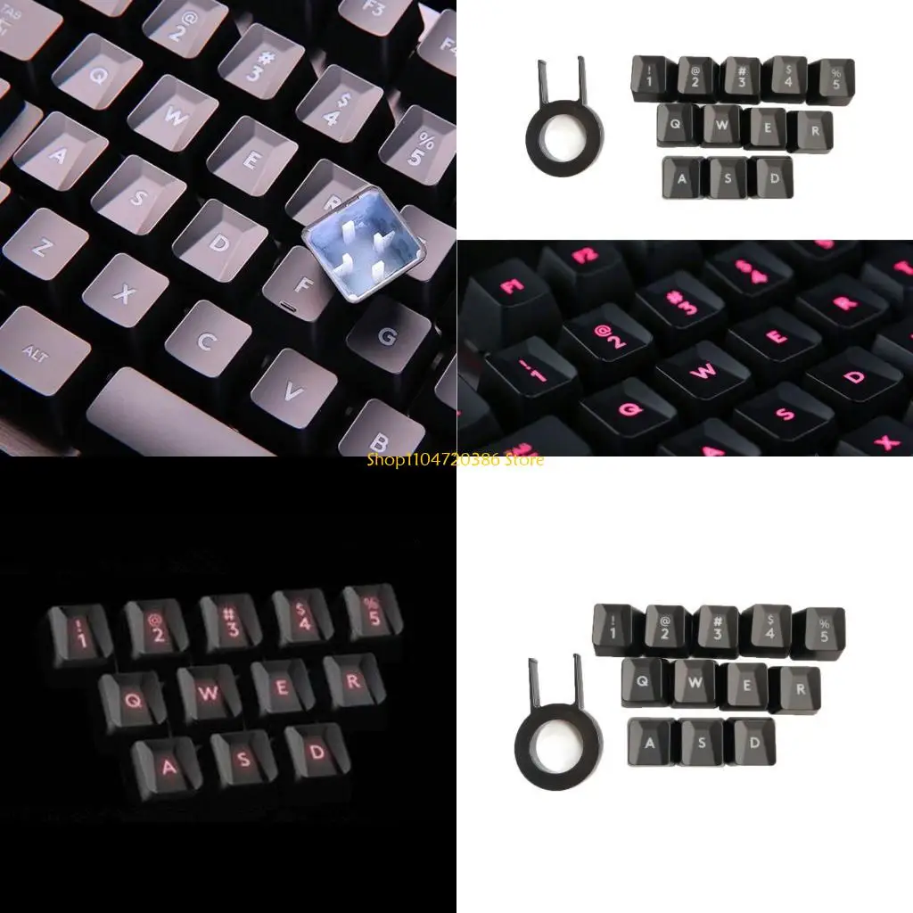 Фото K0EA колпачки для клавиш с подсветкой для G413 G613 G910 G810 G310, 12 шт., механическая игровая клавиатура для колпачков для №1