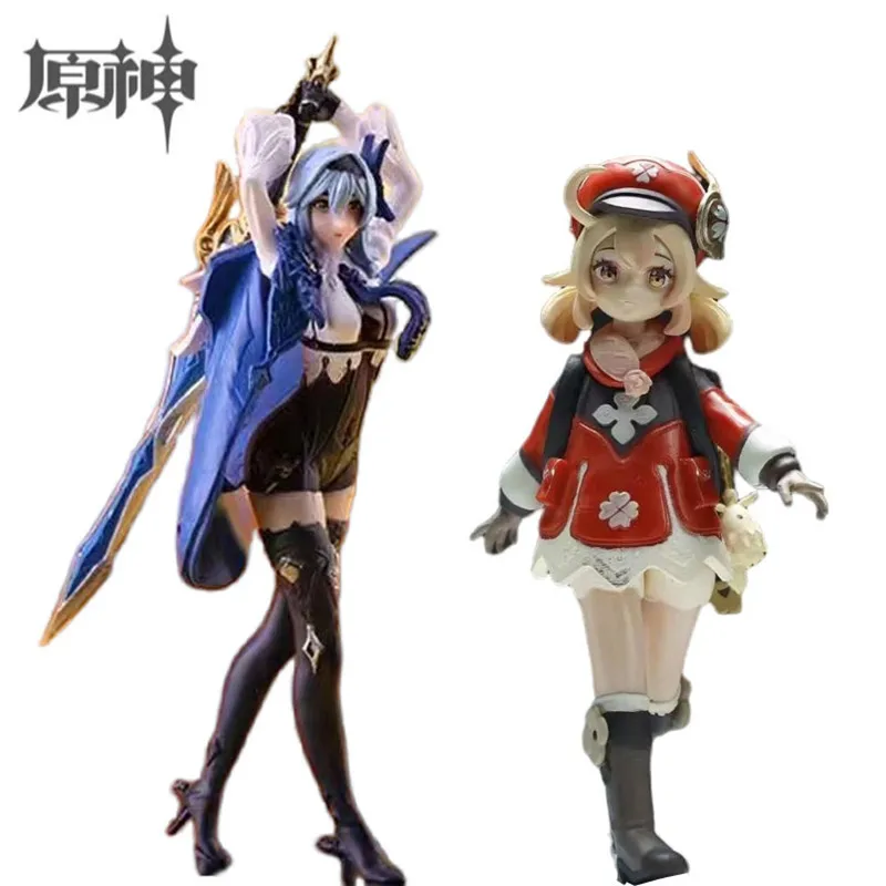 

Аниме экшн-фигурки 17 см Genshin Impact Eula, игрушки манга, украшение для периферийного автомобиля, Коллекционная модель, игрушки, кукла, подарок