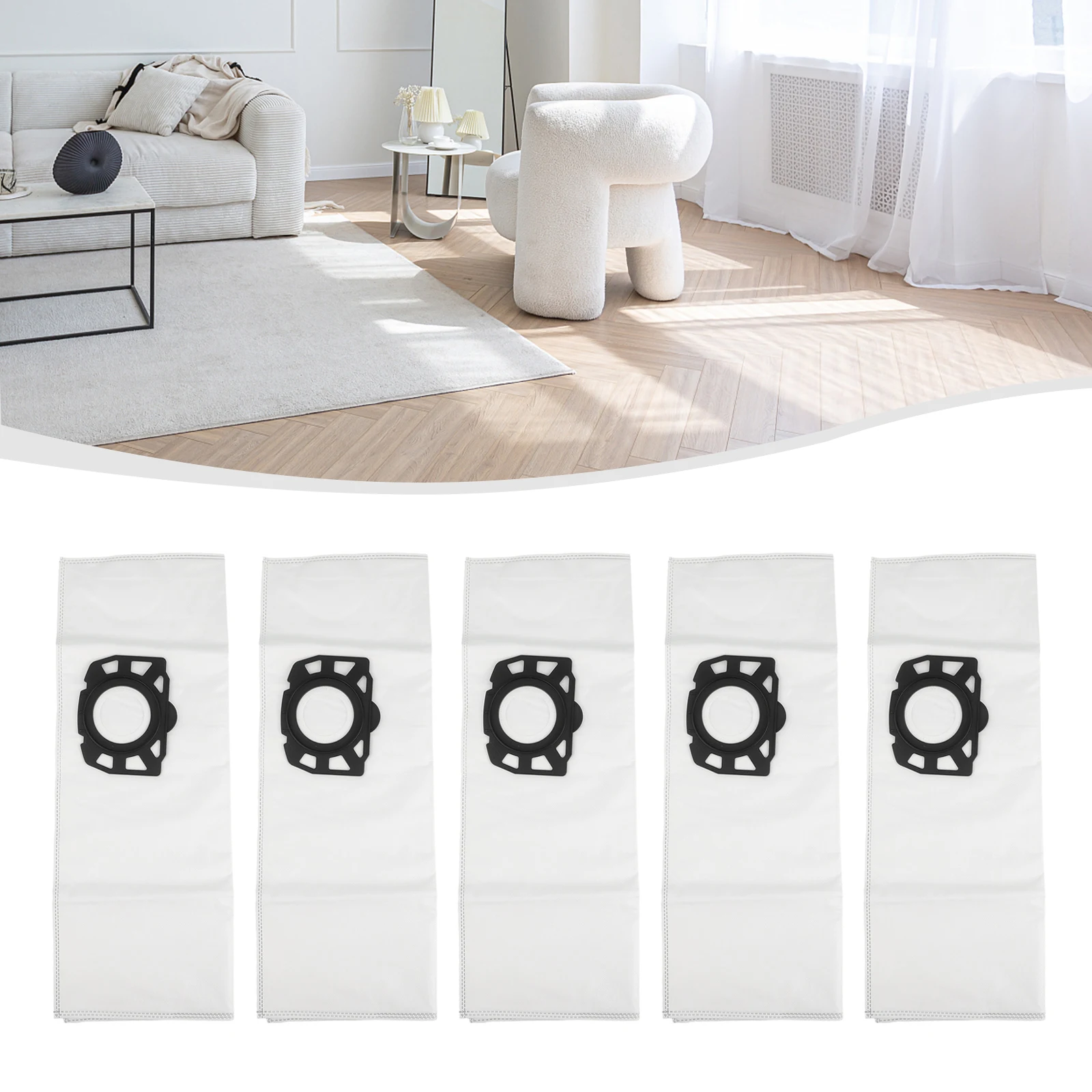 Replacement Set of Dust Bags for Use in the KFI 357 Robot Vacuum Compatible with For KA 40WD Plus WD 3SE 4001SE 400 02 (art.: 3920ced73f76d) - 3920ced73f76d