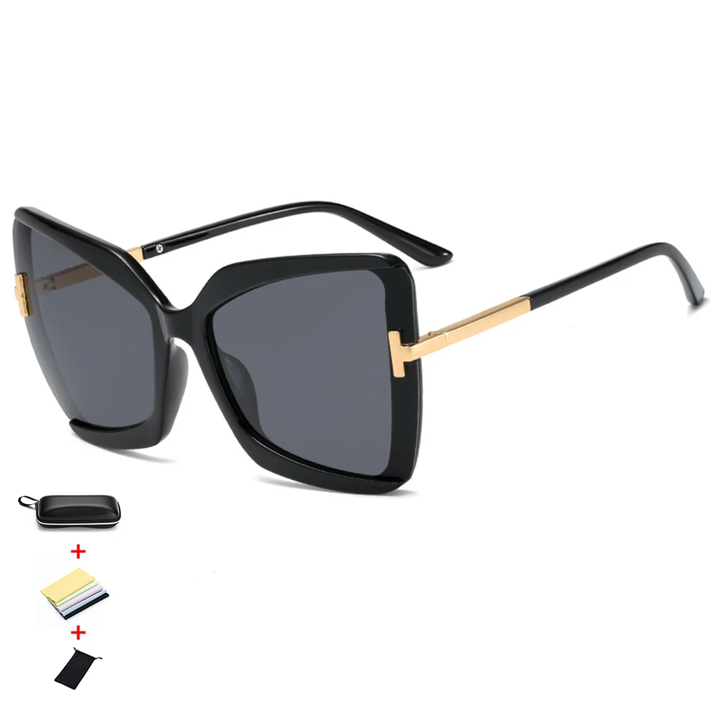 

Солнцезащитные очки «кошачий глаз» uv400 для мужчин и женщин, роскошные брендовые, в стиле оверсайз, 2024