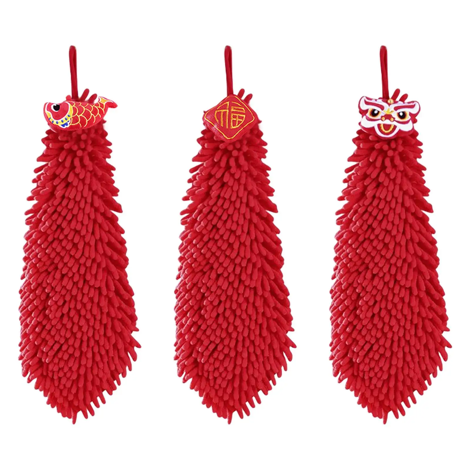 

Hand Towel Hanging Washcloths Skin-Friendly Cleaning Cloth Soft for Reusable