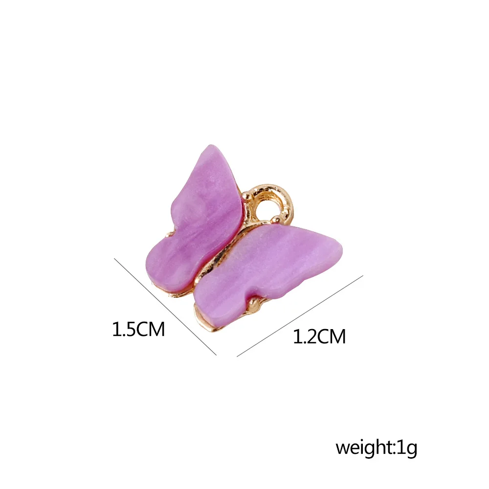 Butterfly Clothing Accessories Mobile Phone Ornaments DIY Jewelry Personality Color Multifunctional Pendant enlarge