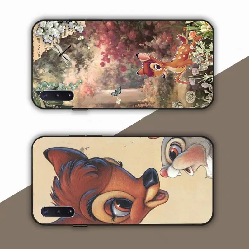 

Disney Bambi cartoon Phone Case For Samsung Galaxy Note 10Pro Note20ultra note20 note10lite M30S Coque