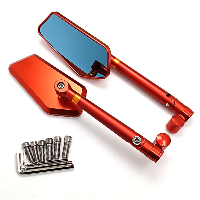 

Universal 8mm 10mm Motorcycle Rear View Mirrors CNC Aluminum Accessories For YAMAHA FZ1 FZ8 XMAX250 XMAX300 XMAX400 VMAX NMAX