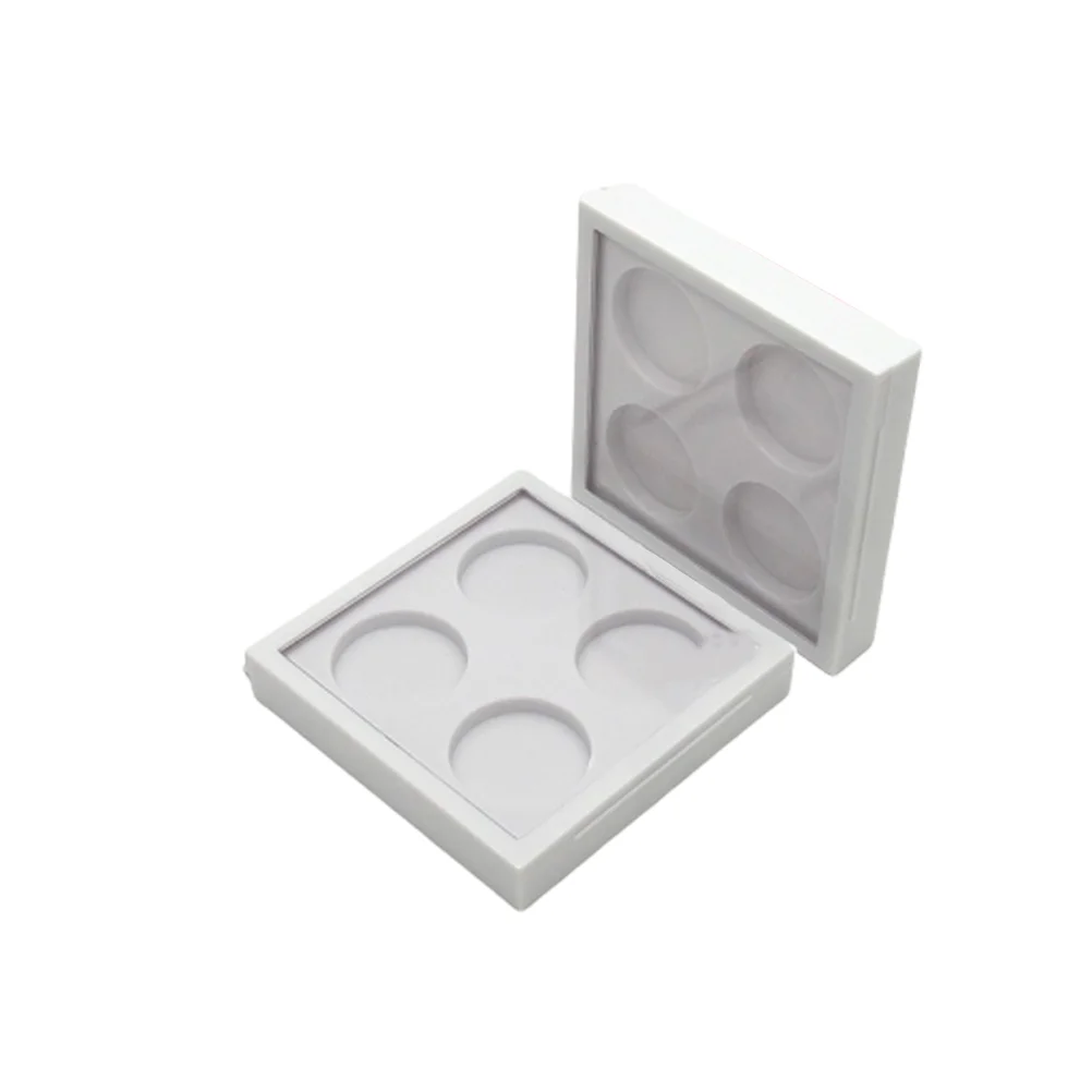 

2 Pcs Sample Containers Makeup Accessories Lipstick Case Eyeshadow Palette Magnetic