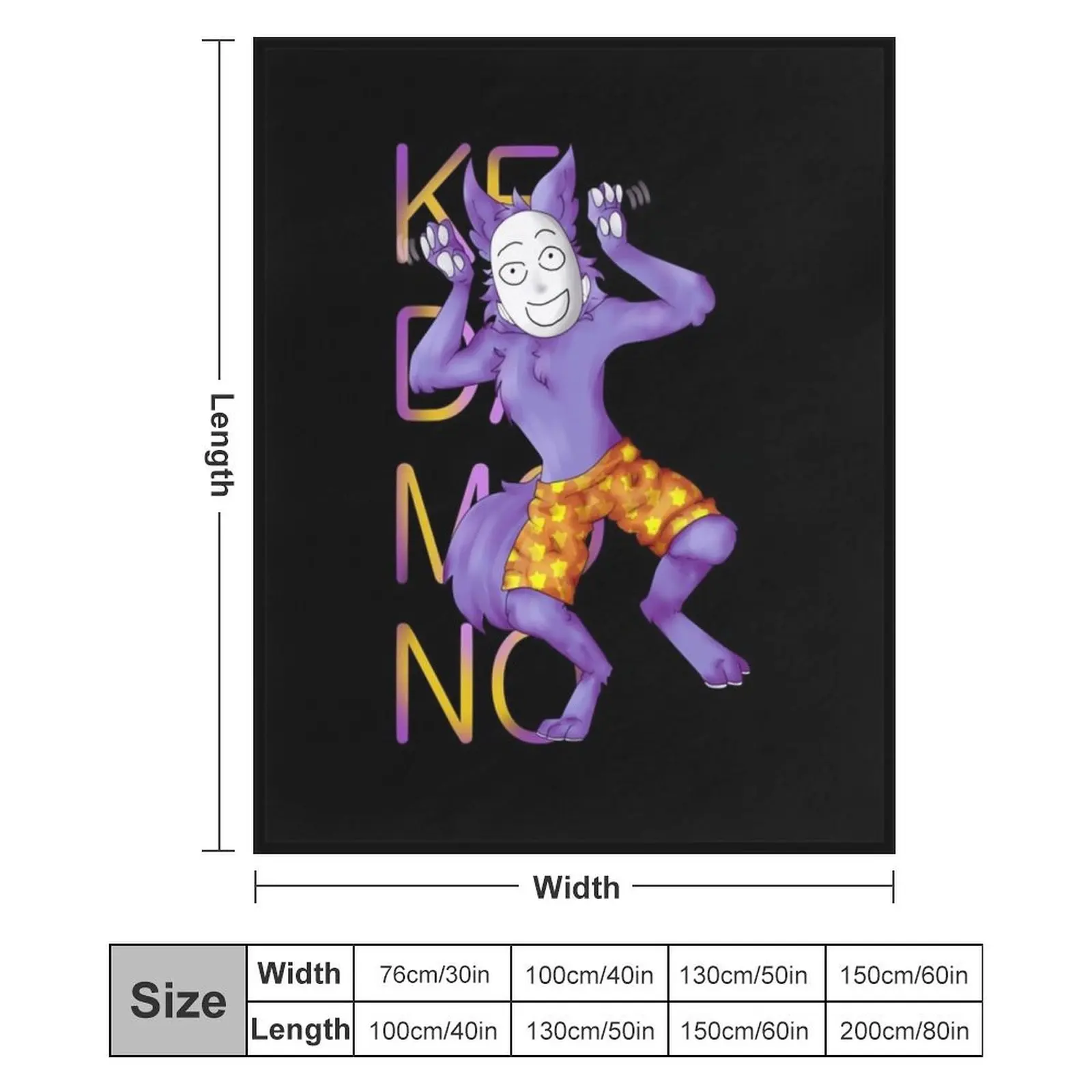 Одеяло Kedamono Popee The Performer роскошное дизайнерское движущееся мягкое большое одеяло