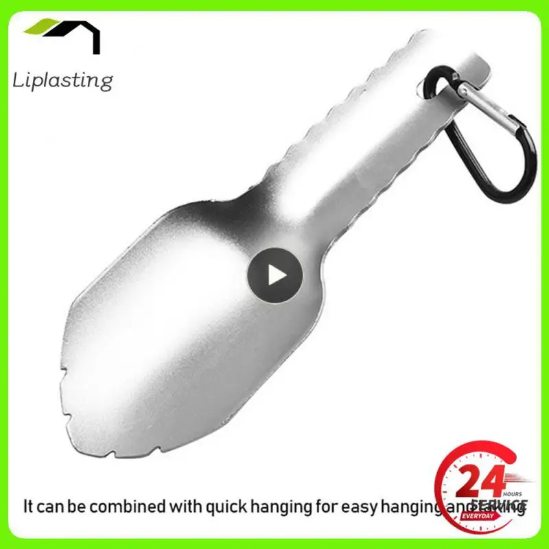 

Outdoor Camping Shovel Multi-functional Gardening Aluminum Shovel U-shaped Nail Sand-digging Spade Survival Emergency Tools