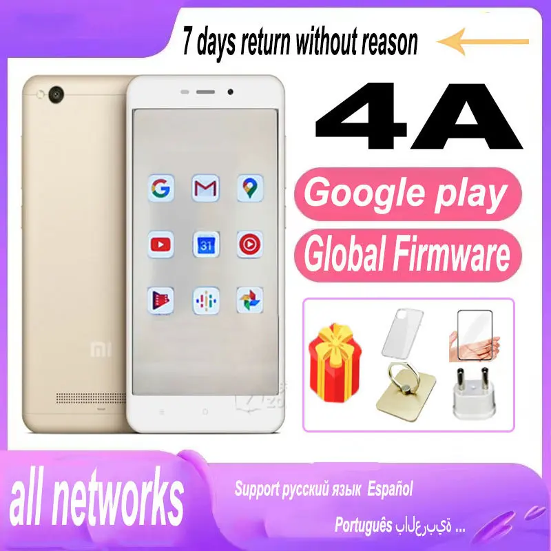 

celular global version xiaomi redmi 4A 2G 16G Qualcomm Snapdragon 425 (MSM8917) smartphone