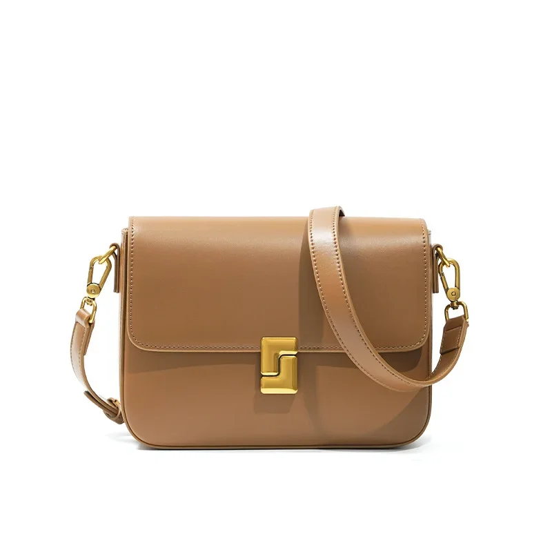 Роскошный дизайн женская сумка через плечо из натуральной кожи с клапаном