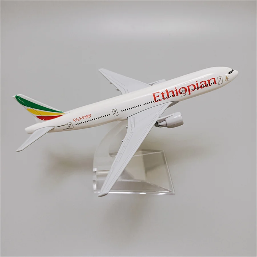 

16cm Air Ethiopian Airways Boeing 777 B777 Airlines Alloy Metal Diecast Airplane Model Plane Aircraft home decoration Modern