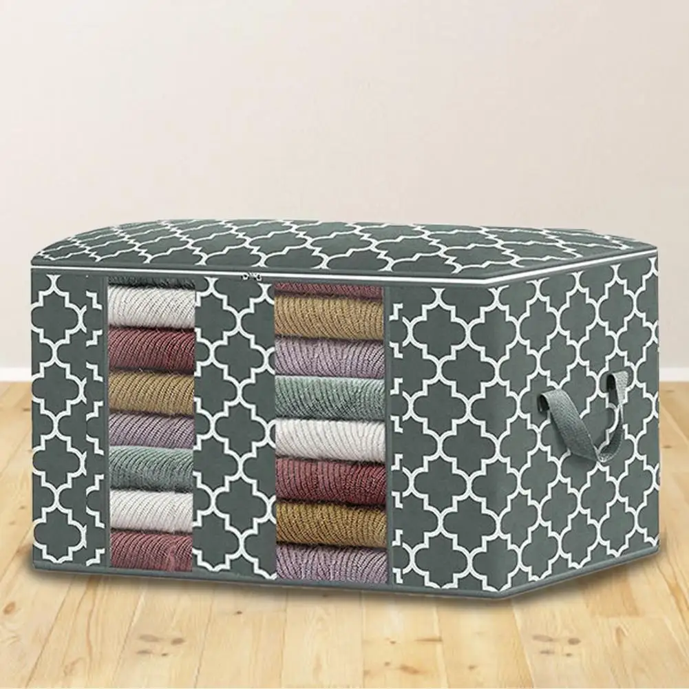 

Storage Bag Practical Smooth Space-saving Protective Soft Storage Pouch for Closet Quilt Holder Organizer Bag