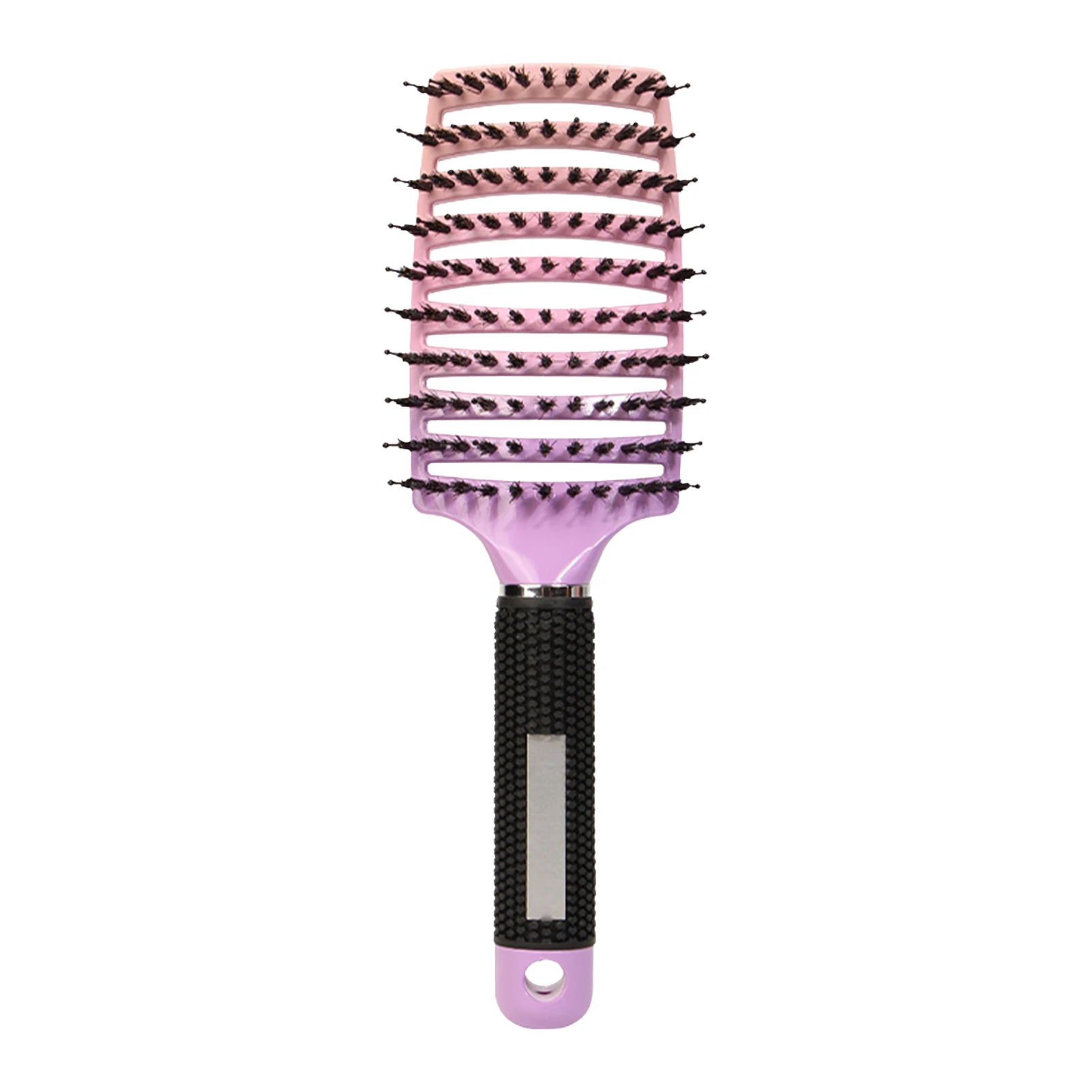 

Красочная изогнутая щетка из АБС-пластика с ручкой, удобная, не вызывающая засыхания, длинная, густая, вьющаяся, не скользит