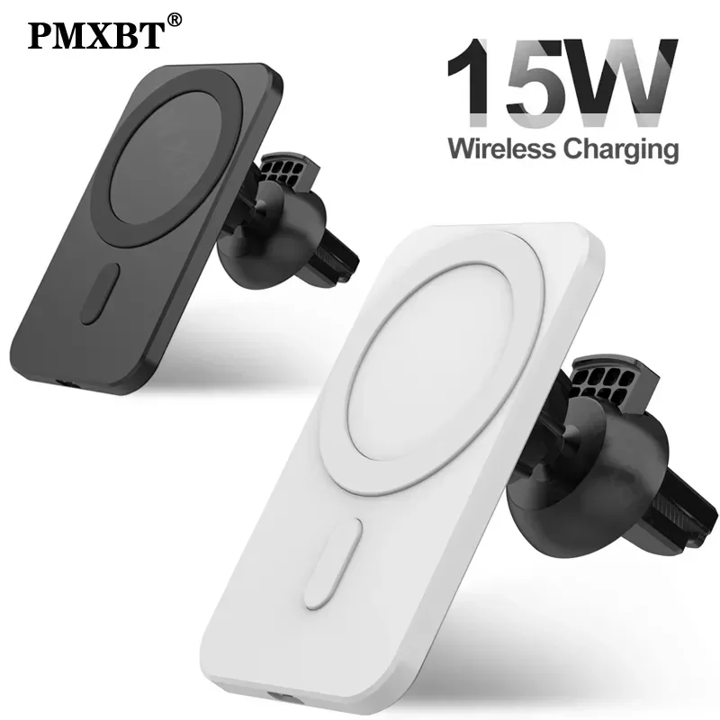 

Free Shipping Mag netic Wireless Car Charger Mount Stand 12 Pro Max Mini Safe 15W Fast Charging Wireless Charger Car