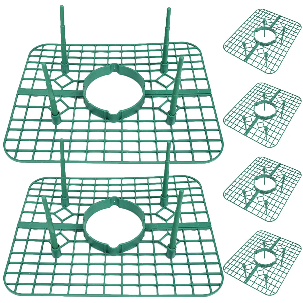 

6 Pcs Vegetable Rack Climbing Bracket Garden Tools Balcony Frame Holder Stand Strawberry Pumpkin Support Vine Growing Fruits