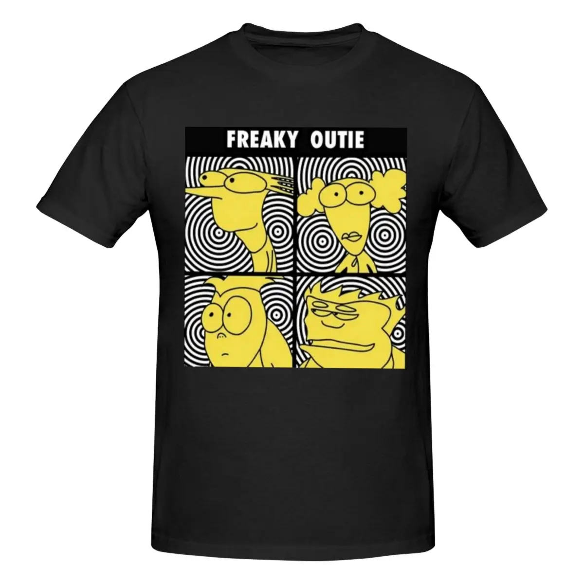 Freakys!! Outieds!!! Classic Shirt Men's Pure Cotton Novelty T shirt