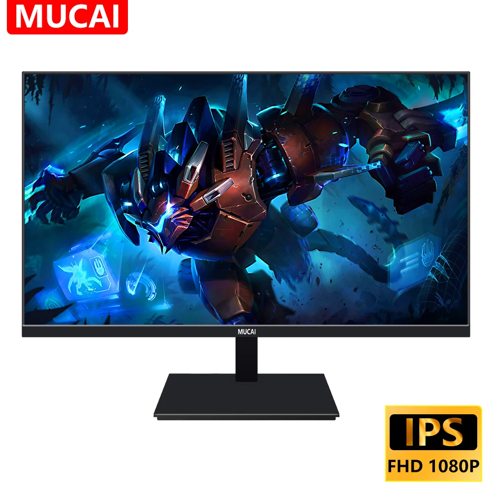 24-дюймовый монитор MUCAI N240A офисный Игровой Компьютерный дисплей FHD 1080P IPS