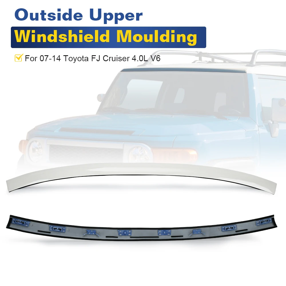 Наружная верхняя молдинга лобового стекла для Toyota Genuine FJ Cruiser 4.0L V6 07-14 75503-35061-A0