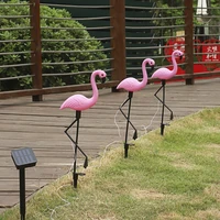 flamingo outdoor solar lightsfence garden lights waterproof ledlights viewing lights solar lights garden decorative lawn lights