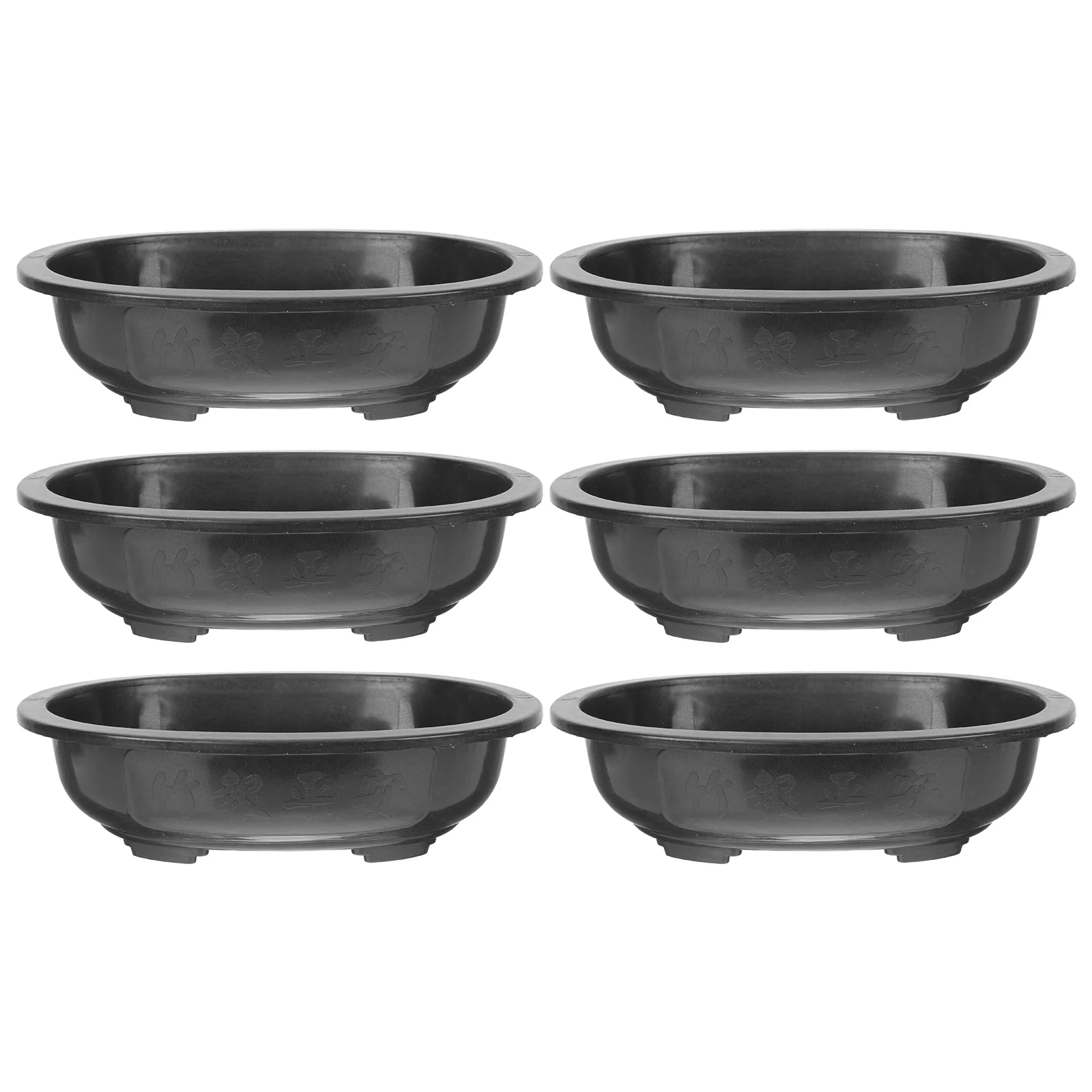 

6 Pcs Large Pot Orchid Planter Balcony Flower Pot Large Outdoor Planters Flower Pot Bonsai Pot Container Holder