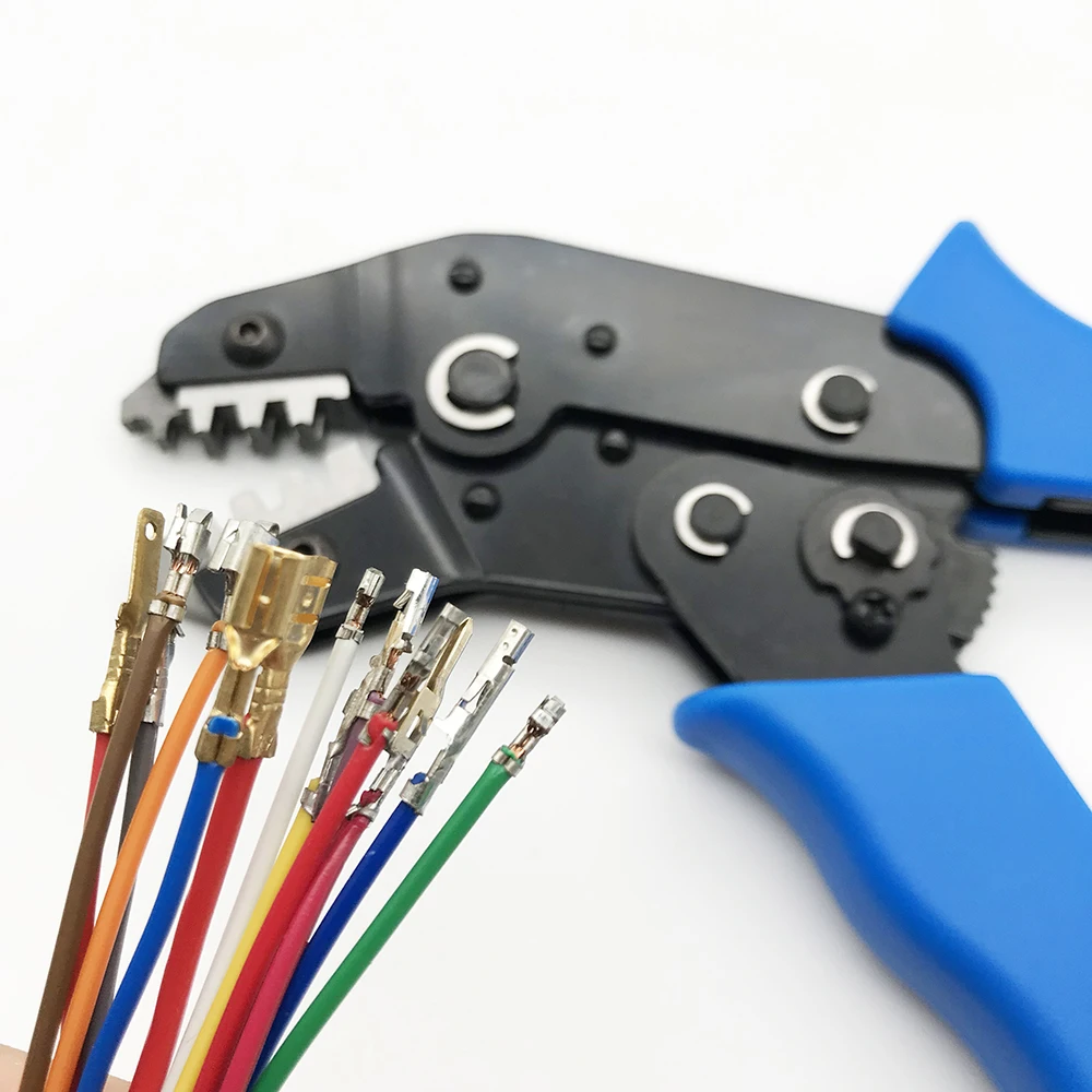 

Ratcheting Crimping Plier for PH2.0/XH2.54/2.54/2.8/3.0/3.96/4.8/KF2510/JST Terminal Dupont Connectors Crimper Tool