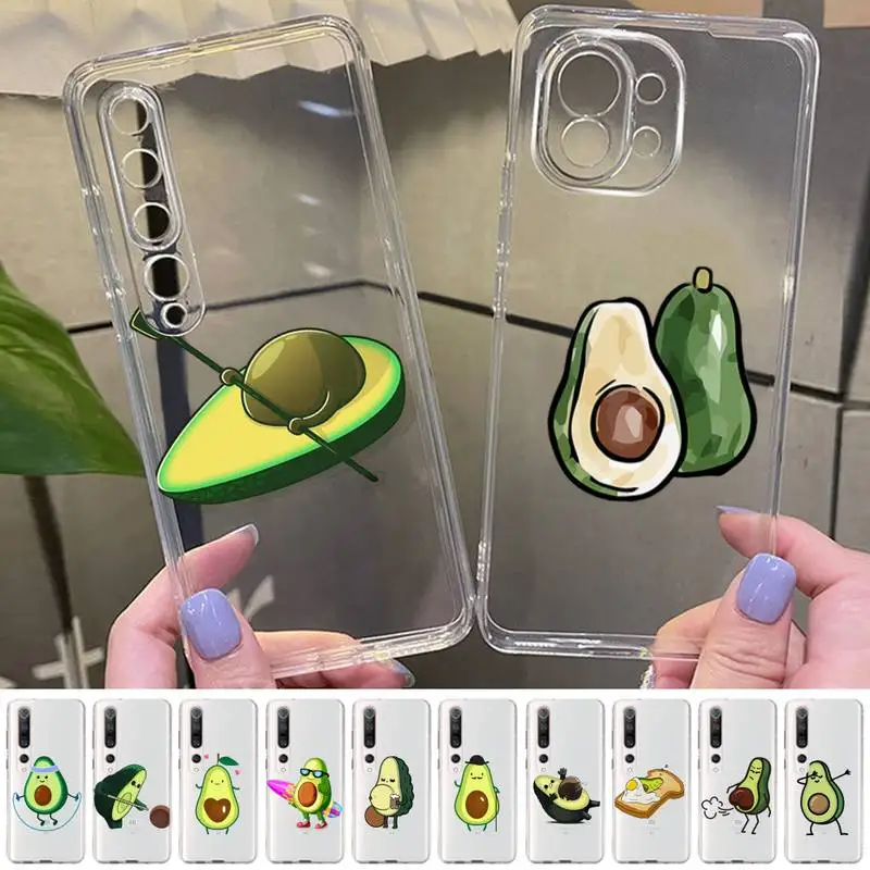 

Avocado Aesthetic Art Phone Case for Samsung A51 A52 A71 A12 for Redmi 7 9 9A for Huawei Honor8X 10i Clear Case