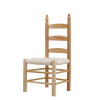 112 scale dining chair wooden dollhouse furniture solid wood back chair miniature dining room accessory