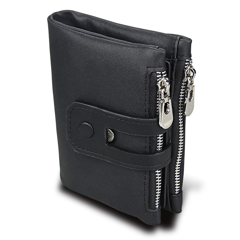 Короткий кошелек из натуральной кожи для мужчин и женщин бумажник роскошные