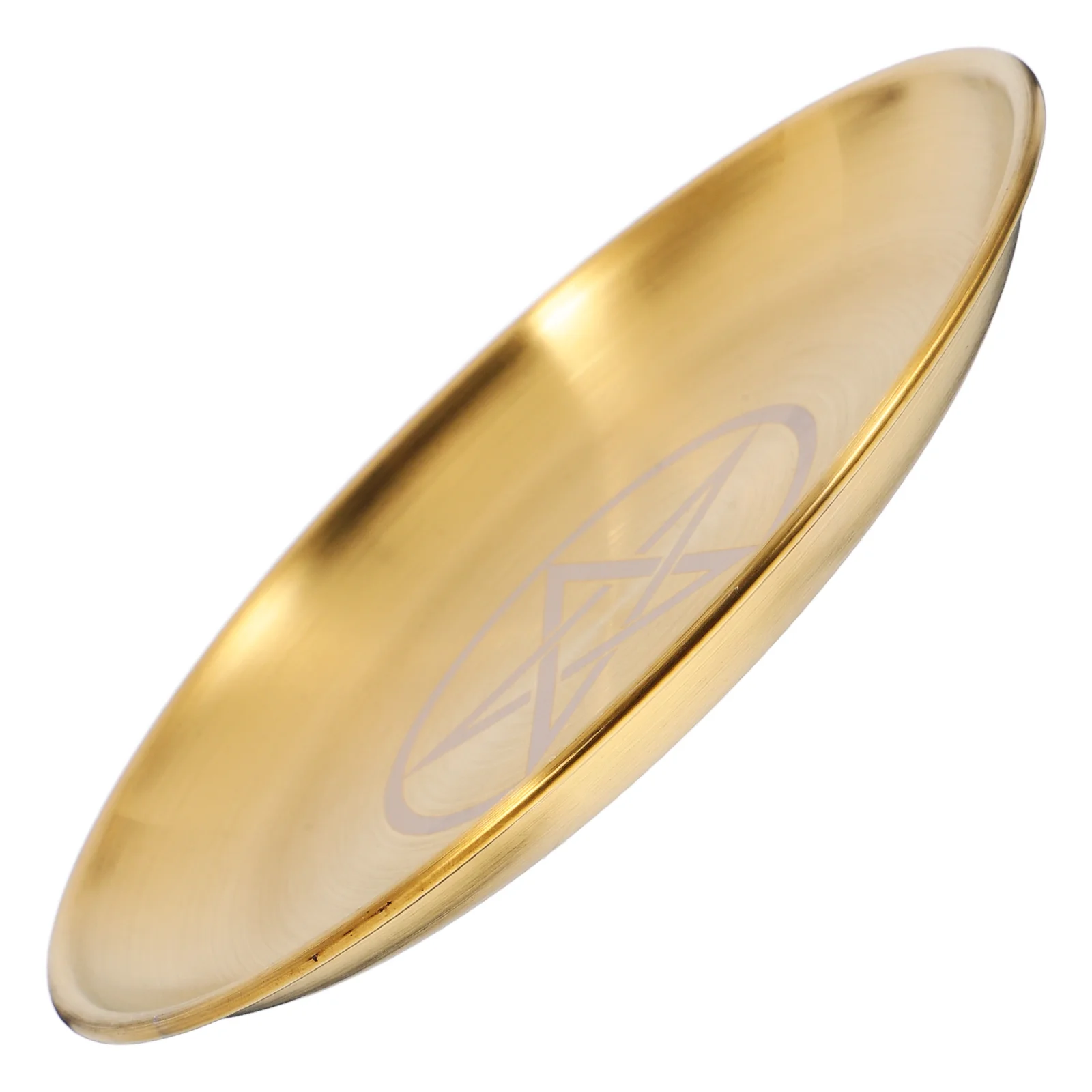 Трехфазный декоративный поднос для духов Pentacle в форме Луны с золотым диском