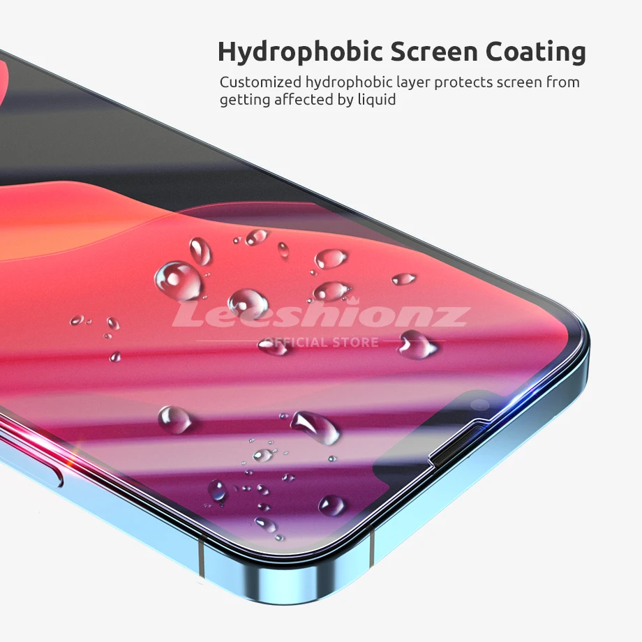 4Pcs Tempered Glass For iPhone 14 13 12 11 Pro Max Screen Protector For iPhone X Xr Xs Max 7 8 6S Plus SE 2020 22 Tempered Glass