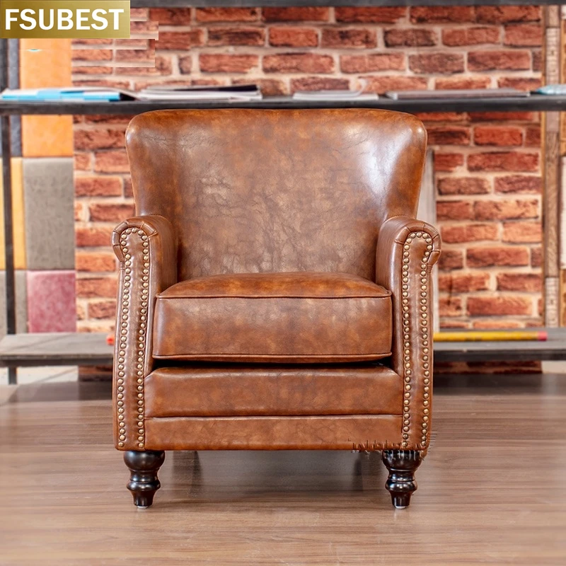 

FSUBEST Classic Button Tufted Single Sofa Divani Kanepe Bankstel Sofy Muebles De Salon De Maison Furniture Living Room