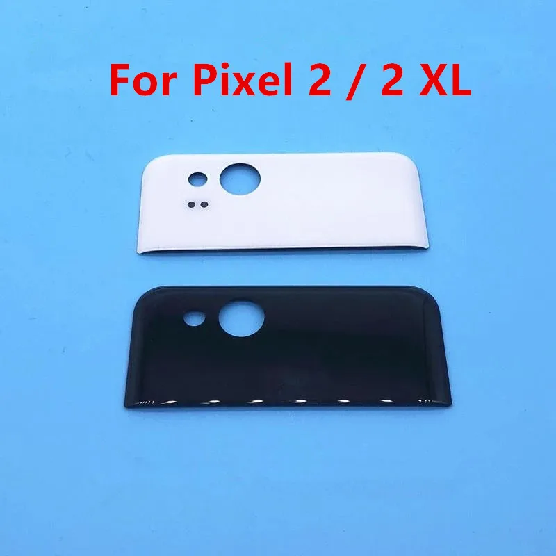 Pixel2 XL верхняя стеклянная задняя крышка для Google Pixel 2 / 2XL Корпус задняя дверь Ремонт Запасные части чехол