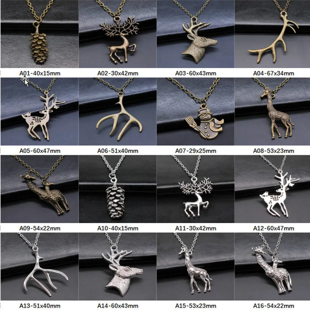 

New Arrival Christmas Charms Pendants Necklace Female Gift Fashion